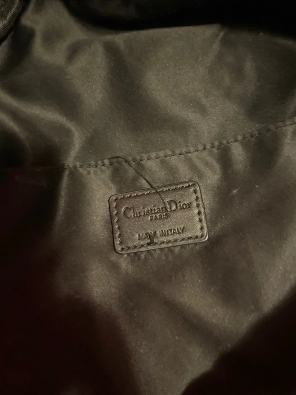 Dior Beige and Black Monogram Canvas Backpack